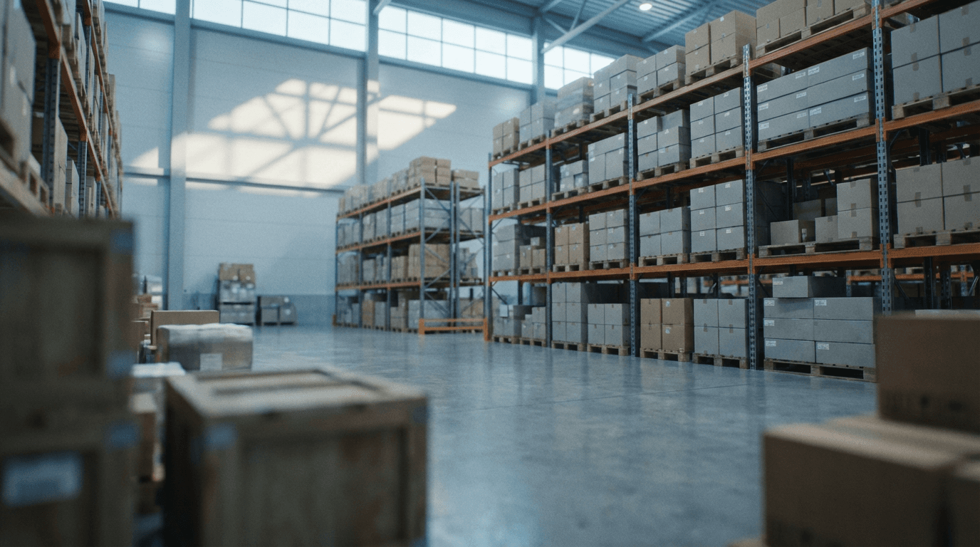 Well-stocked warehouse with reliable inventory