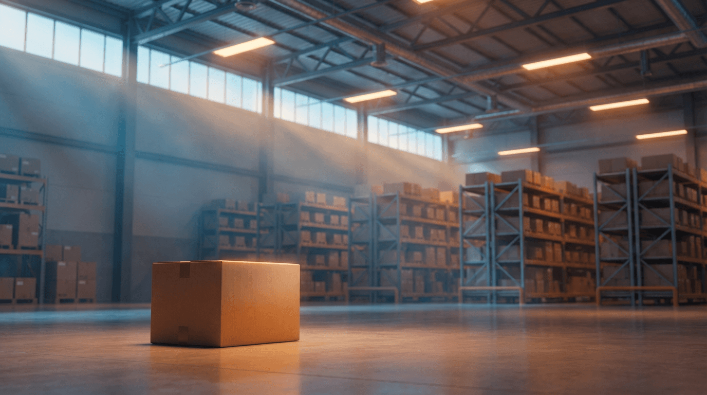 Warehouse team preparing materials for shipment